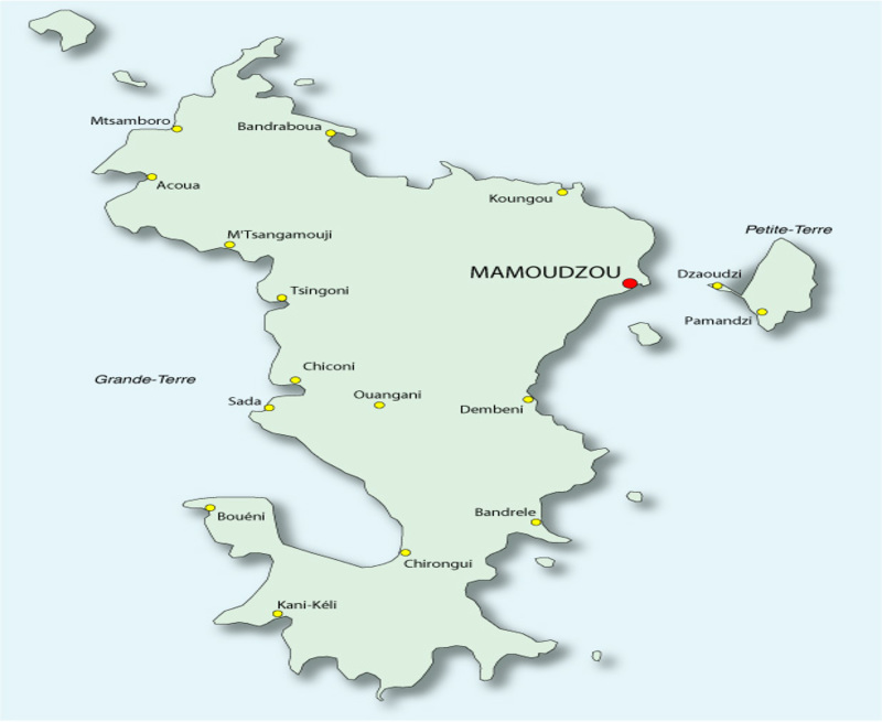 Carte Mayotte